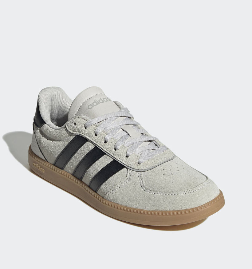 adidas Breaknet Sleek Baskets en Gris/Noir pour femmes (372855) - pour semelles orthop&eacute;diques