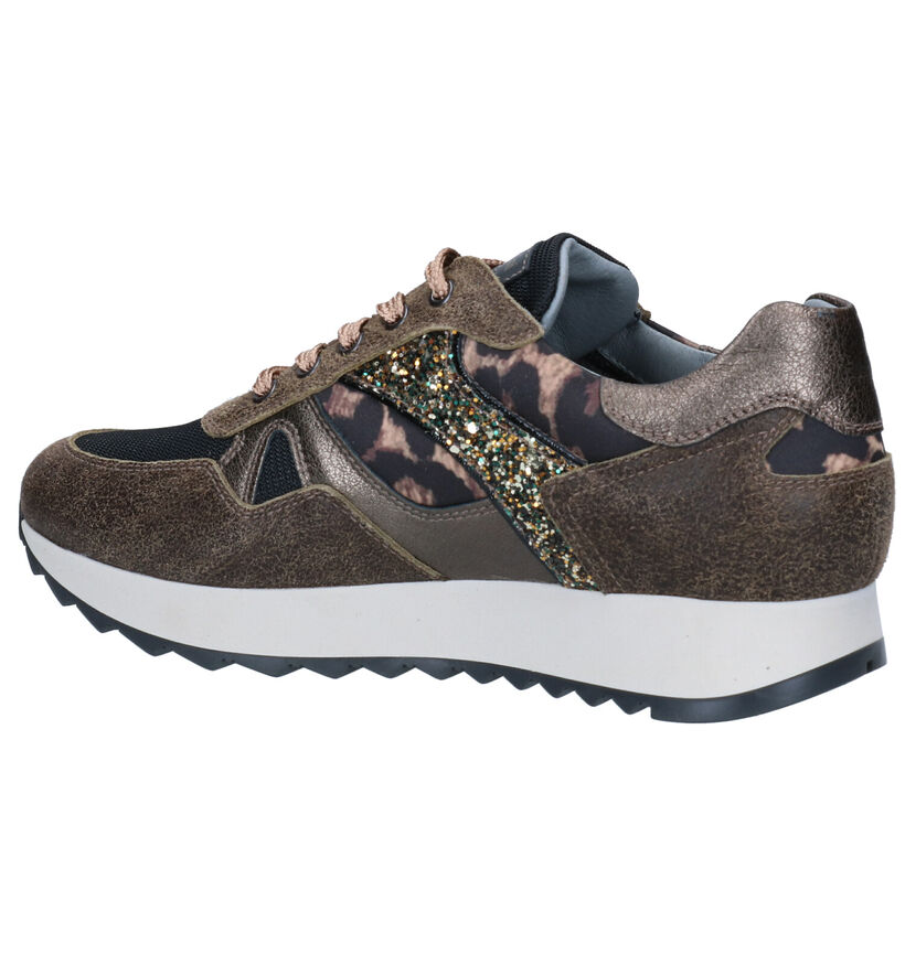 NeroGiardini Kaki Sneakers in nubuck (296625)