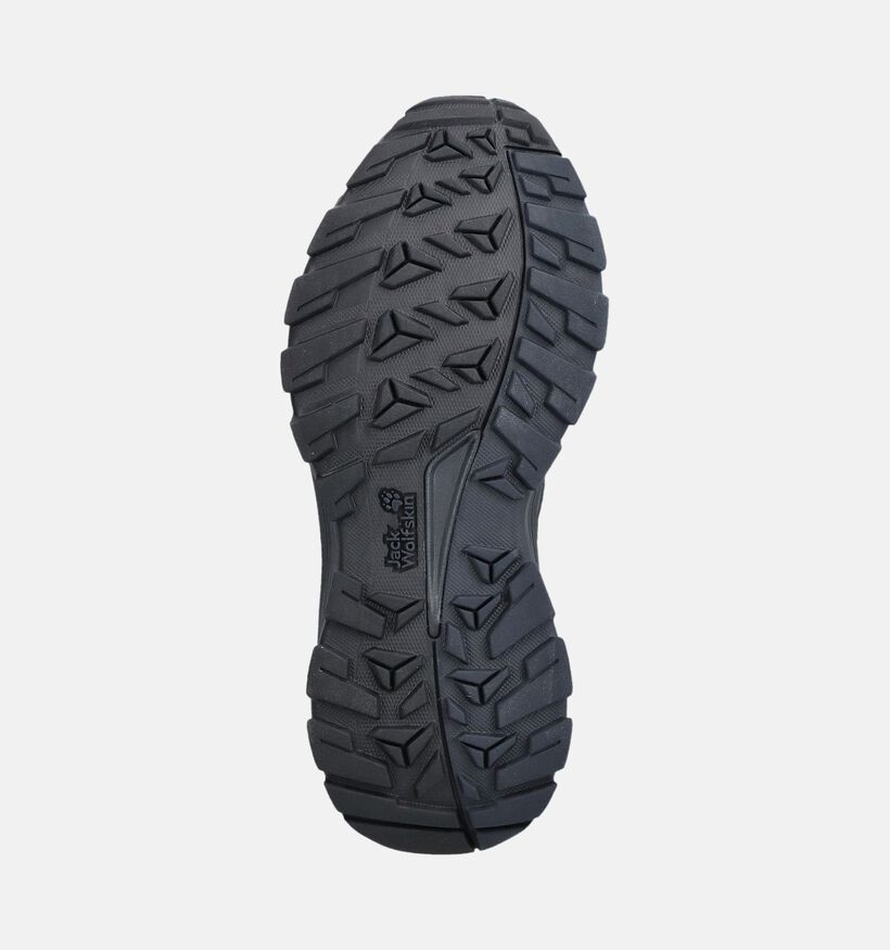 Jack Wolfskin Wild Hike Texapore Mid Zwarte Wandelschoenen voor dames (380517) - geschikt voor steunzolen