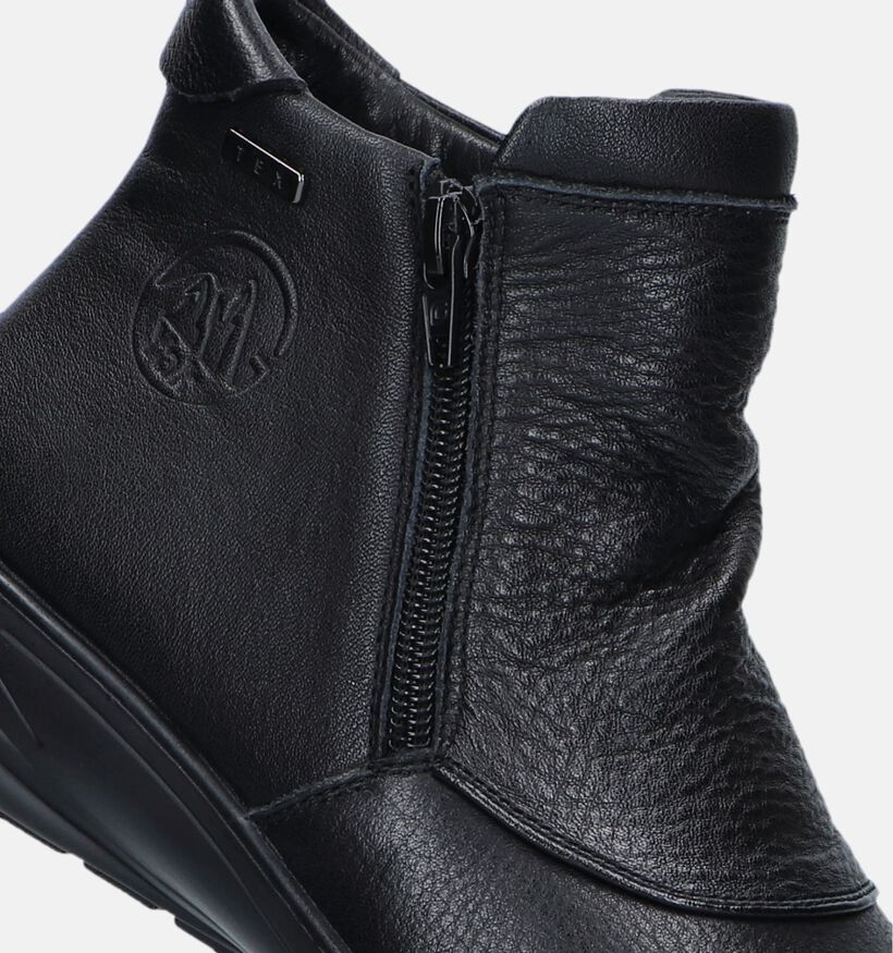 G-Comfort Bottines plates en Noir pour femmes (348552) - pour semelles orthopédiques