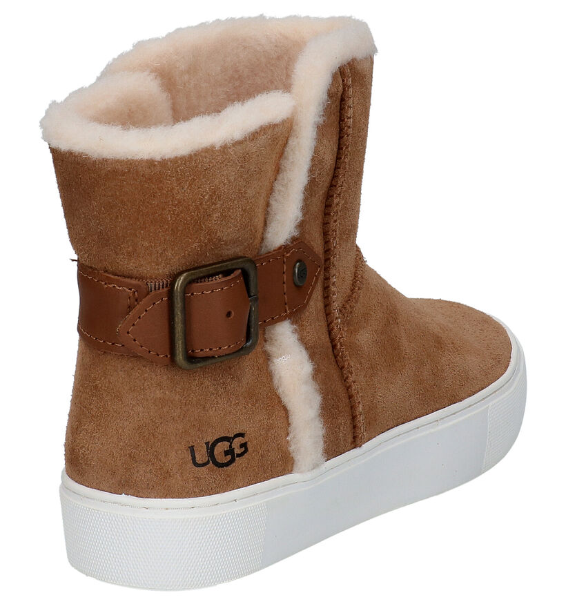 UGG Aika Cognac Boots in daim (280471)