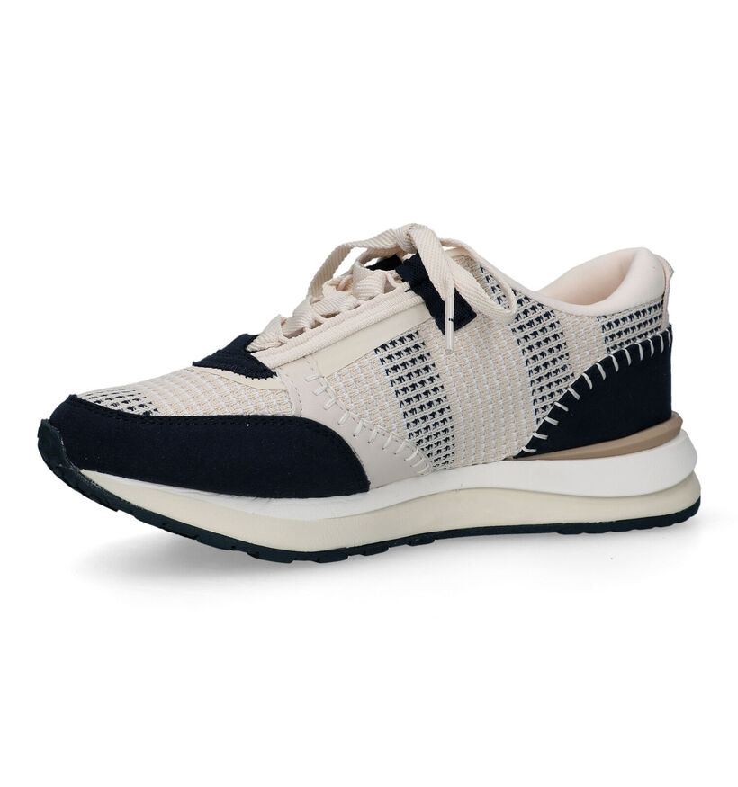 Tamaris Baskets casual en Écru pour femmes (320530) - pour semelles orthopédiques