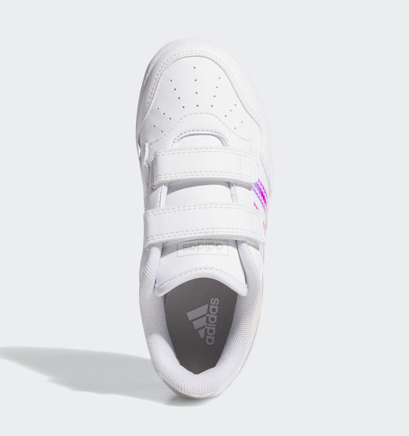 adidas Hoops 4.0 Witte Sneakers voor jongens, meisjes (362485) - geschikt voor steunzolen