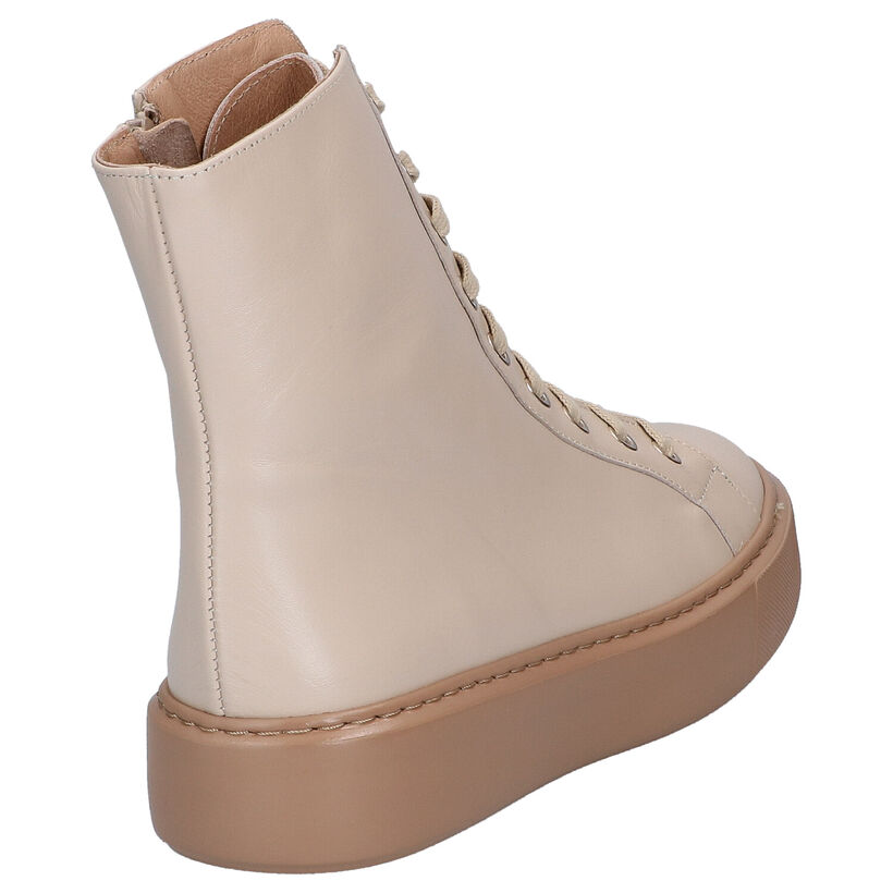 KMB Beige Bottines in leer (298922)