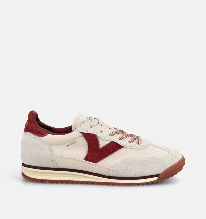 Victoria Ecru Veterschoenen voor dames (378884) - geschikt voor steunzolen
