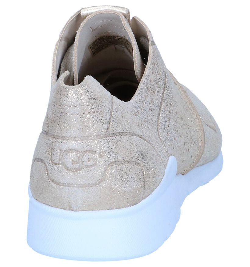 UGG Chaussures à lacets en Or en cuir (239592)
