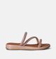 Signatur Nu-pieds plates en Or rose pour femmes (357869)