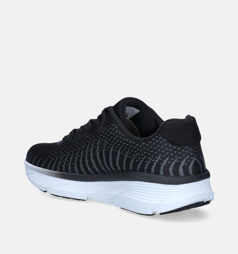 SJ Cushion Jaquard Zwarte Sneakers voor heren (347868) - geschikt voor steunzolen