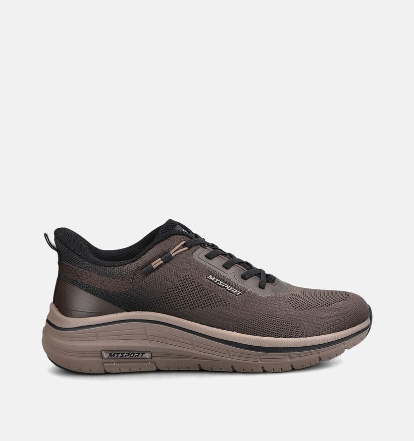 Marco Tozzi Donkerbruine Sneakers voor heren (377516) - geschikt voor steunzolen