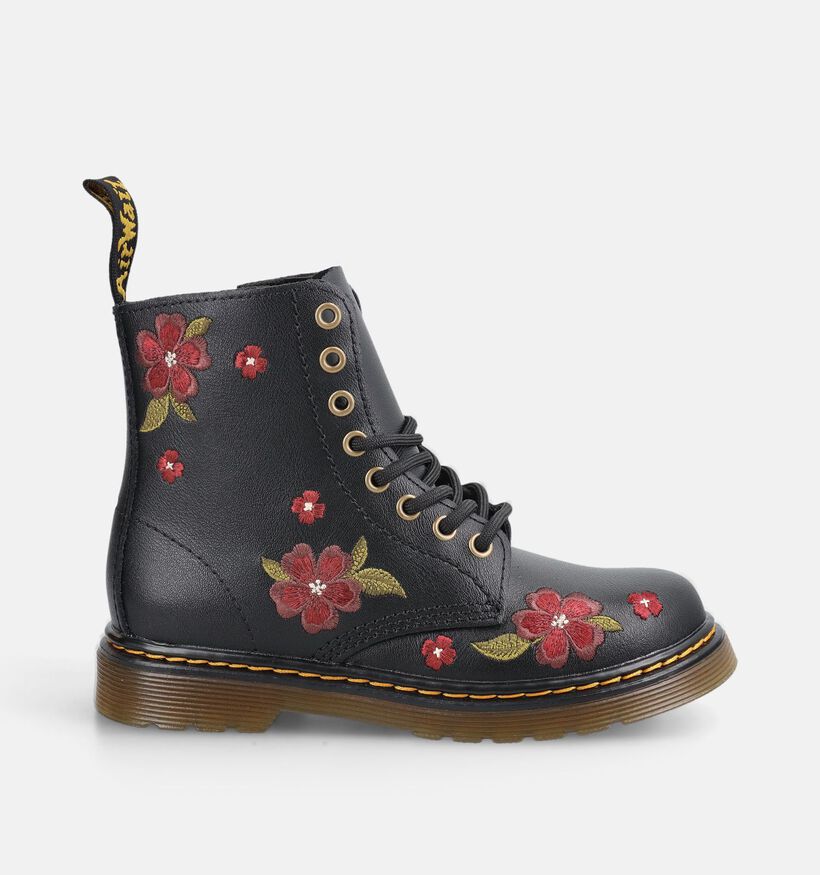 Dr. Martens 1460 Boots &agrave; lacets en Noir pour filles (376019)