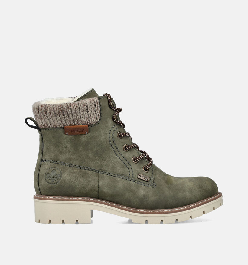 Rieker Kaki Waterdichte bottines voor dames (347420)