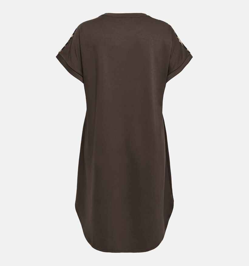 ONLY Carmakoma Lise Bruine Midi-Jurk voor dames (378393)