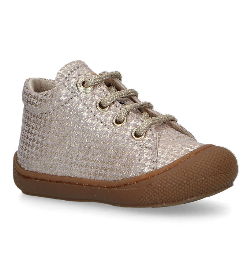 Naturino Cocoon Gouden Babyschoenen voor meisjes (331570) - geschikt voor steunzolen