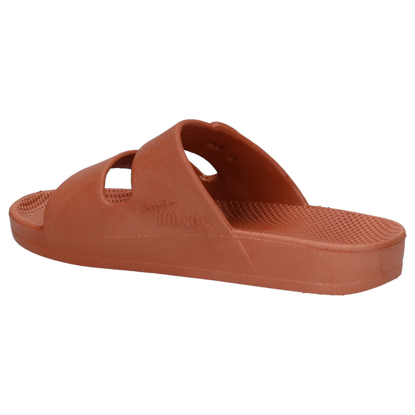 Freedom Moses Toffee Nu-pieds en Orange en synthétique (289631)