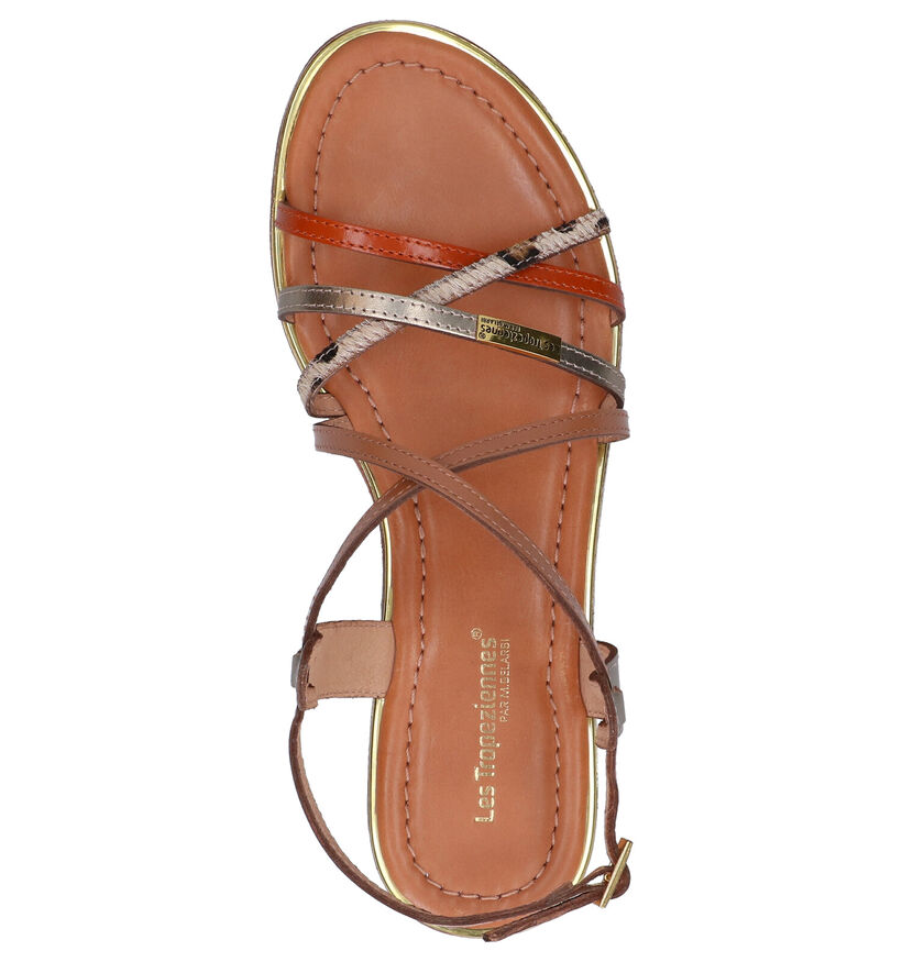 Les Tropeziennes Harry Cognac Sandalen in leer (275034)