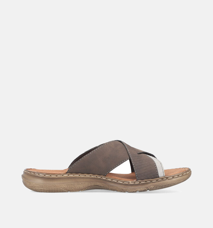 Rieker Bruine Slippers voor heren (354821)