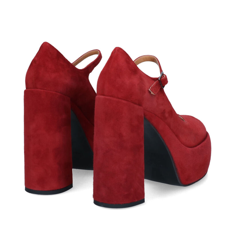 Cristian Daniel Talons hauts en Orange foncé pour femmes (317507)