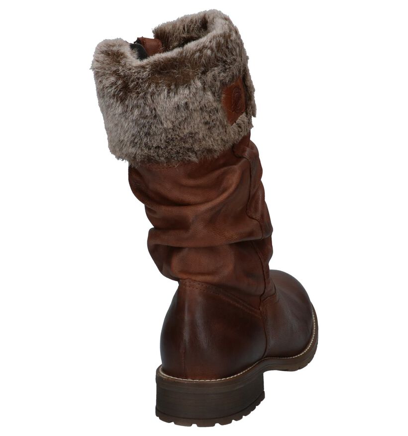 Mario Rossi Bottes basses en Cognac en cuir (223945)