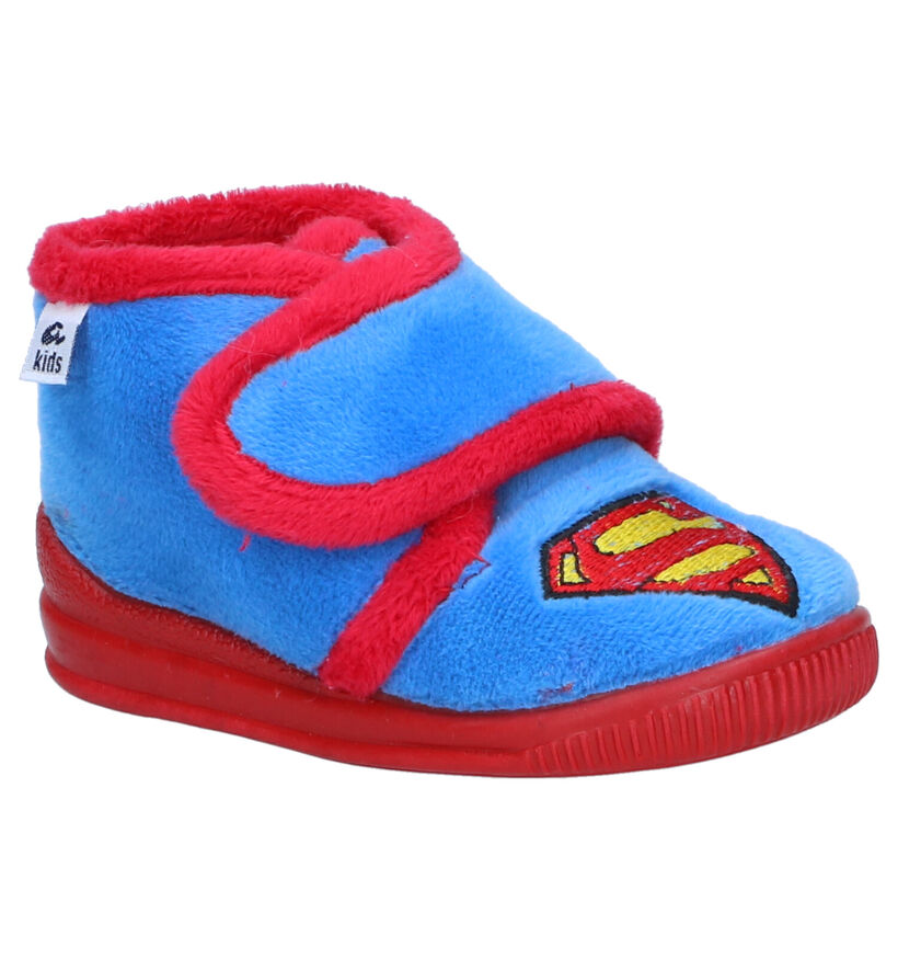 Ani Superman Pantoufles en Bleu pour garçons (300025)