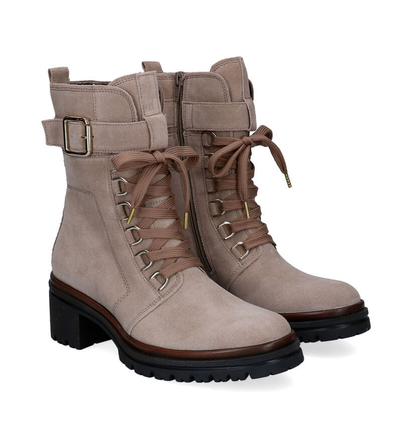 Gabor Best Fitting Beige Bottines in daim (297464)