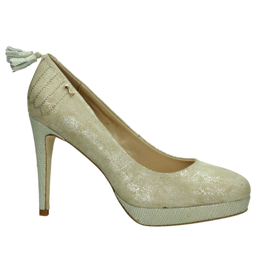Gouden Pump Nathan-Baume met Flosjes, , pdp