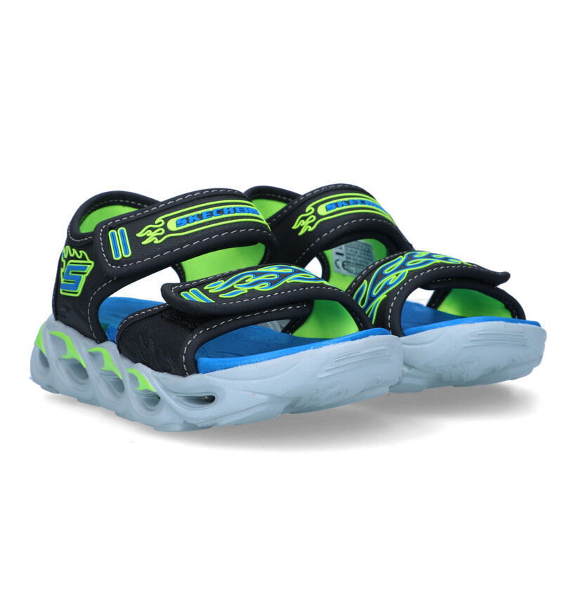 Skechers S Lights Sandales en Bleu pour garçons (323339)