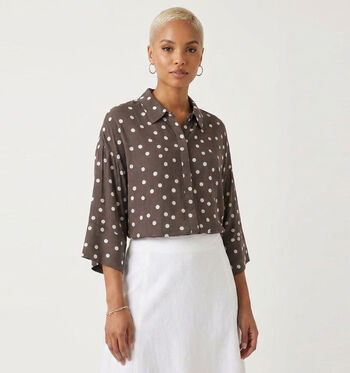 Vero Moda Blouses Bruin
