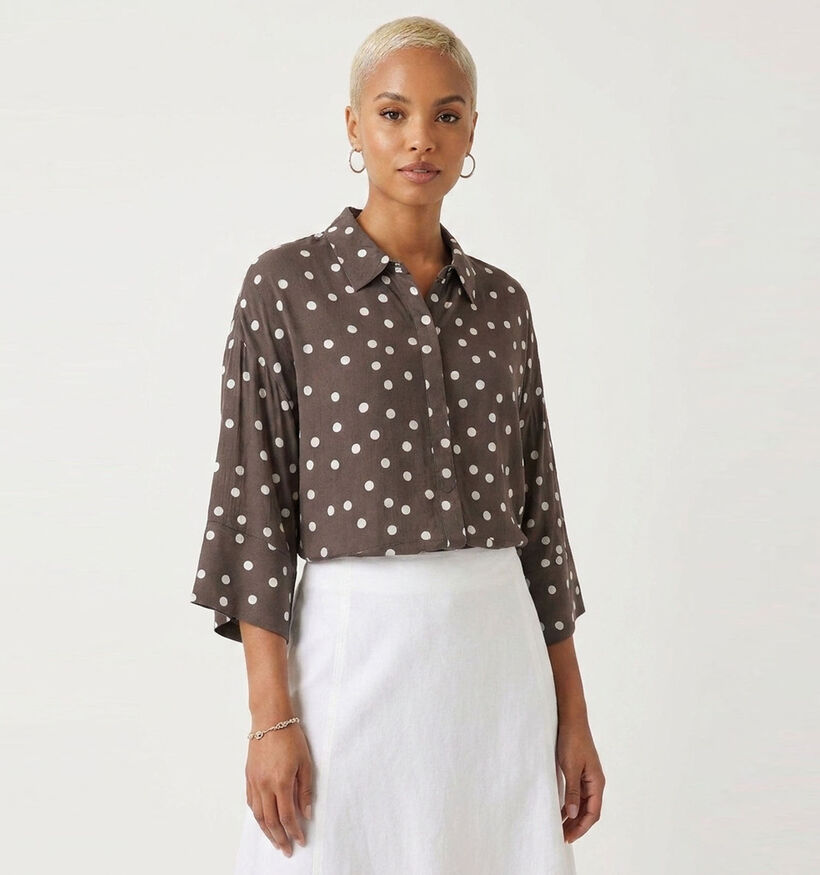 Vero Moda Elisa Donkerbruine Blouse voor dames (374964)