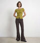Hypedrop Janina Pantalon flared en Brun fonc&eacute; pour femmes (386463)