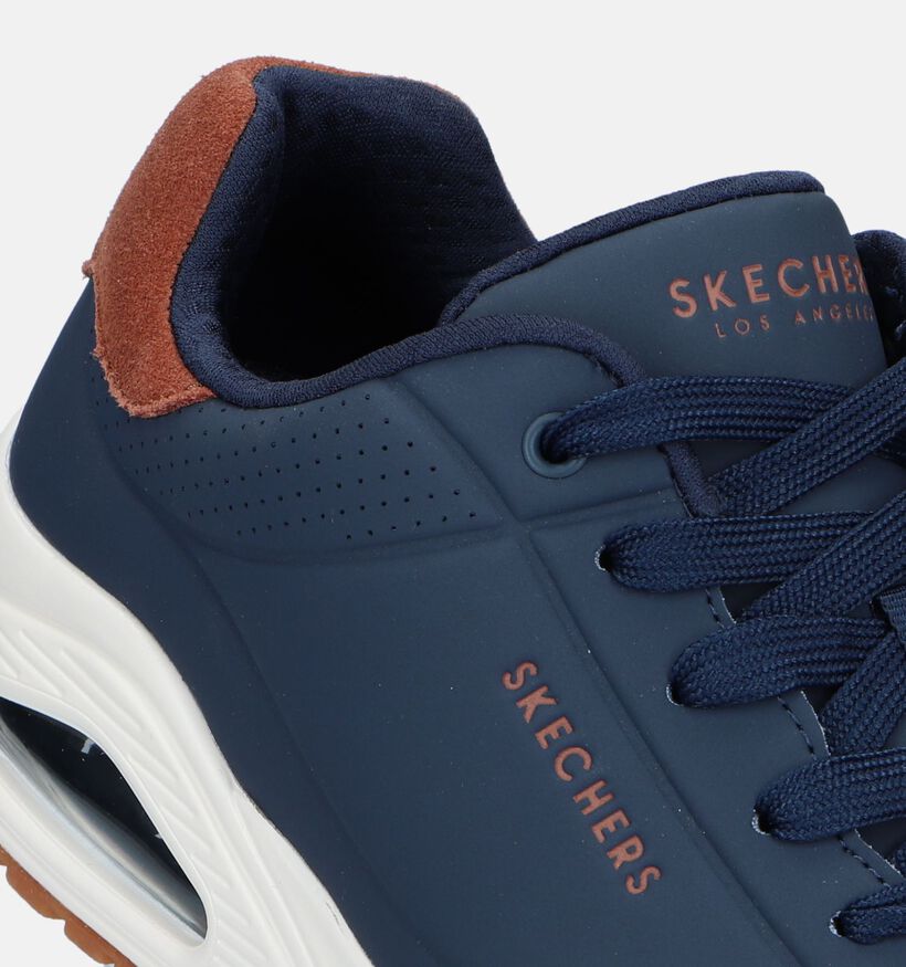 Skechers Uno Suited On Air Baskets en Noir pour hommes (350322)