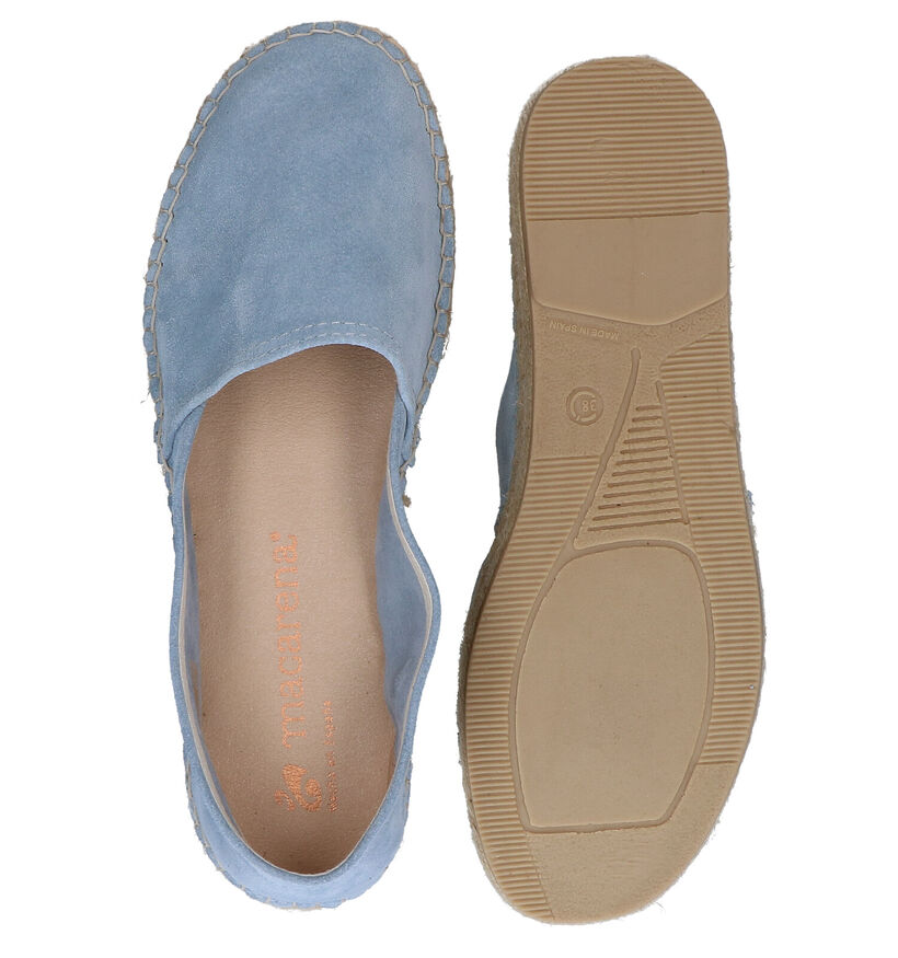 Macarena Elisa Blauwe Espadrilles in nubuck (289983)