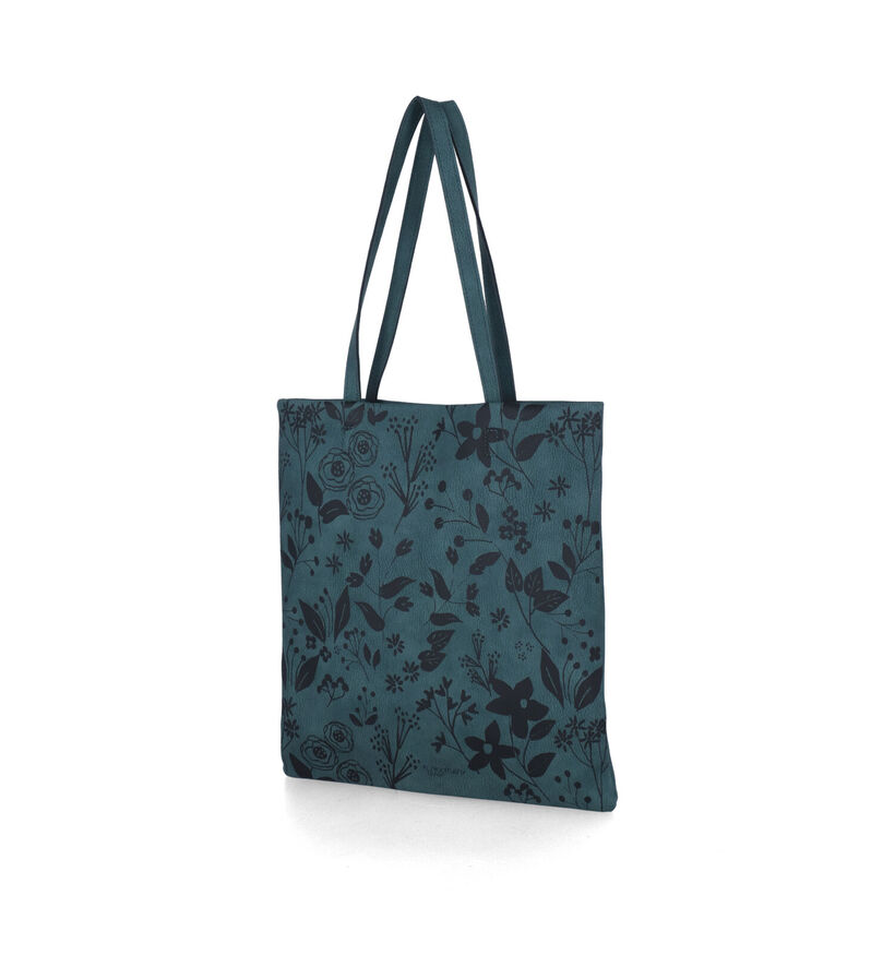 Woomen Lilas Blauwe Shoppers in kurk (314878)