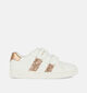 Geox Eclyper Witte Sneakers voor meisjes (351929) - geschikt voor steunzolen