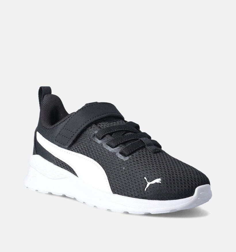 Puma Anzarun Lite AC+ Zwarte Sneakers voor jongens, meisjes (359220) - geschikt voor steunzolen