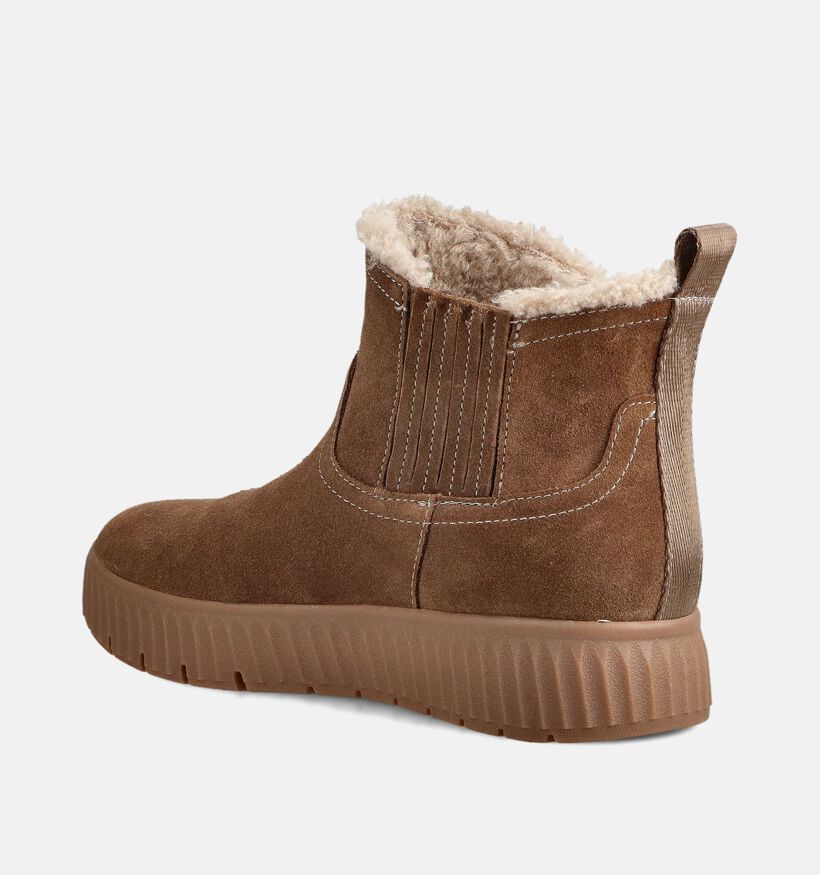 Tamaris Comfort Bottines Fourrées en Marron pour femmes (362915) - pour semelles orthopédiques