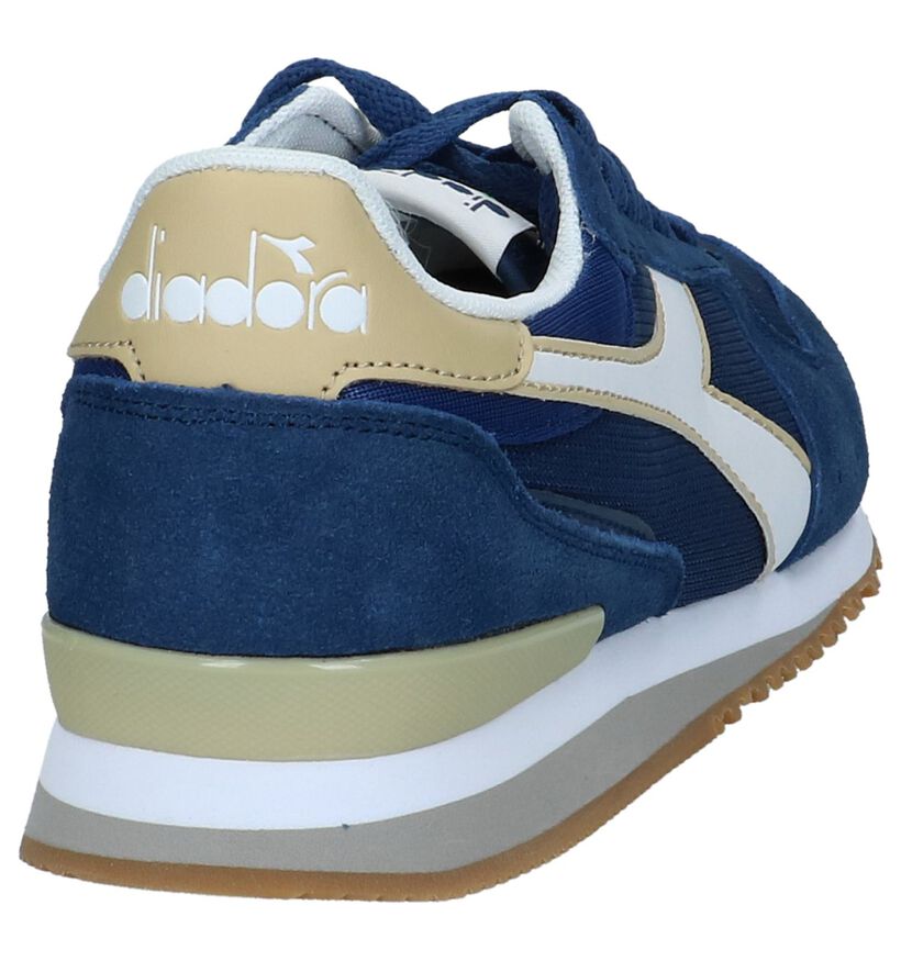 Blauwe Diadora Malone Sportieve Sneakers, , pdp