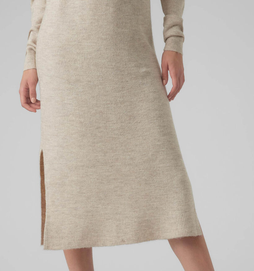 Vero Moda Lefile Robe tricoté en Beige pour femmes (328970)