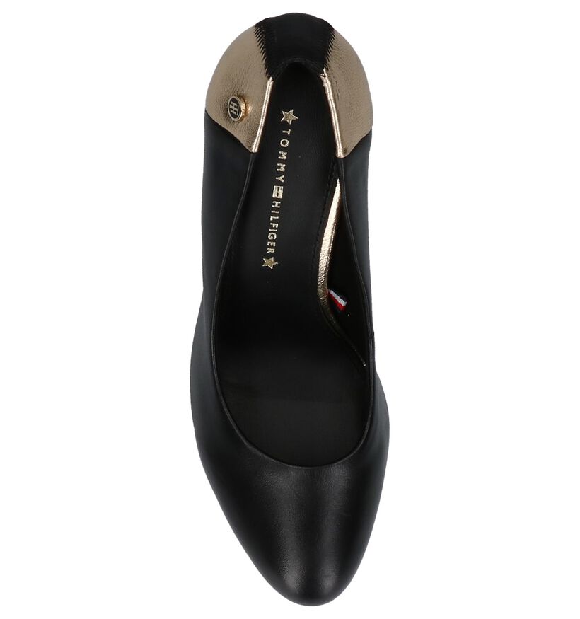 Zwart/Gouden Pumps High Heels Tommy Hilfiger Layla, , pdp