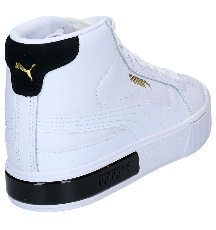 Puma Cali Star Mid Baskets Hautes en Noir pour femmes (293522) - pour semelles orthopédiques