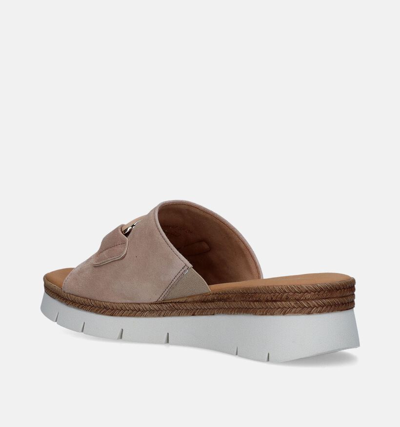 Comfort Nu-pieds compensées en Beige pour femmes (342759)