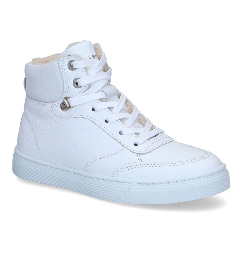 Bullboxer Witte Sneakers in leer (325134)