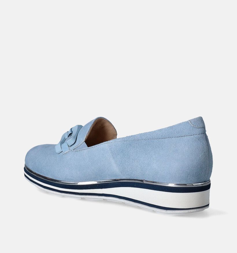 Softwaves Chaussures sans lacets talon compensé en Bleu pour femmes (357557) - pour semelles orthopédiques