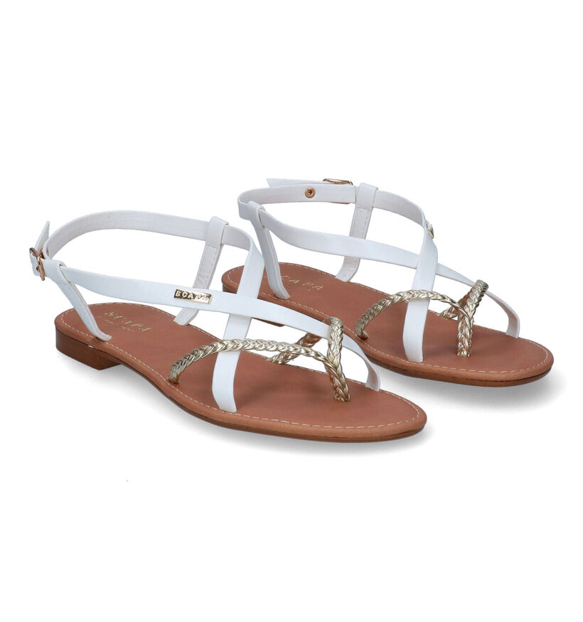 Scapa Witte Sandalen in kunstleer (307060)