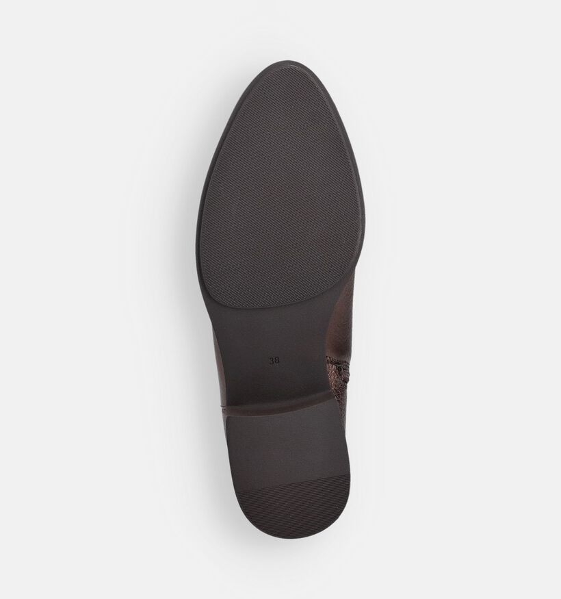 Regarde le Ciel Bottines plates en Brun foncé pour femmes (365546)