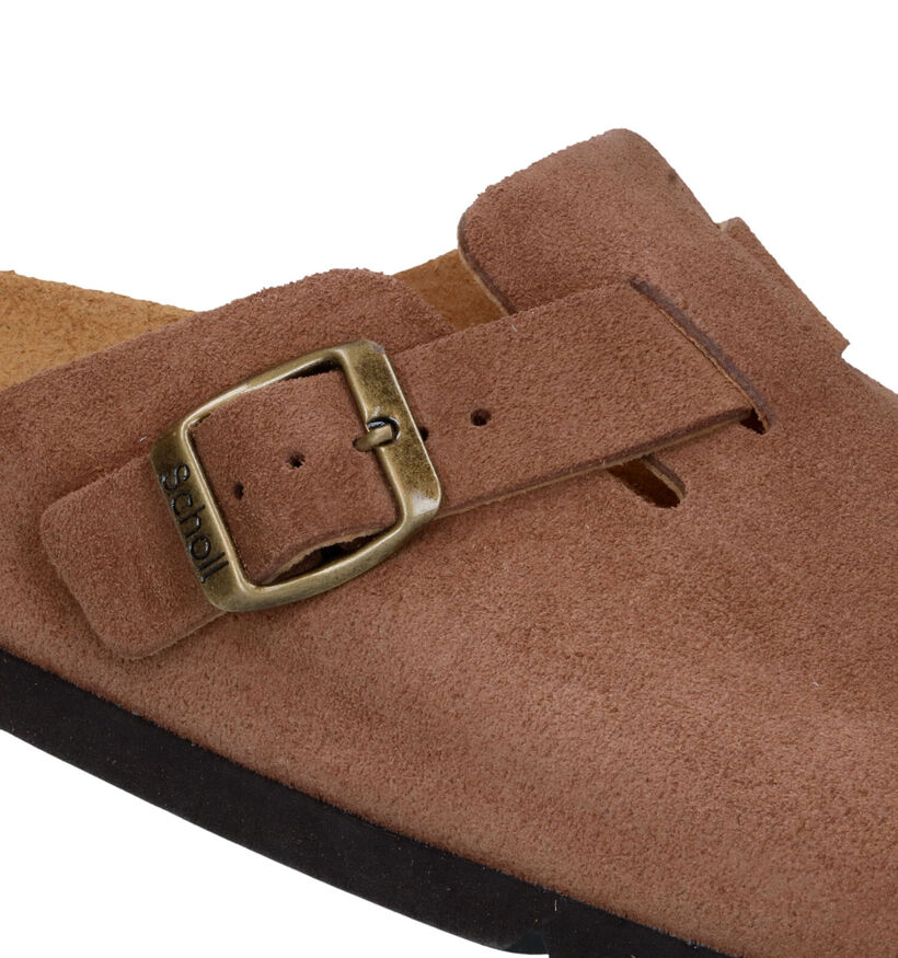 Scholl Fae Taupe Pantoffels voor dames (332770)