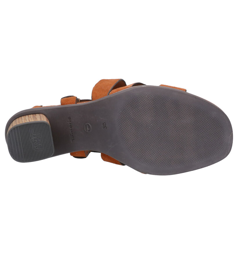 Tamaris TOUCH it Bruine Sandalen in daim (269764)
