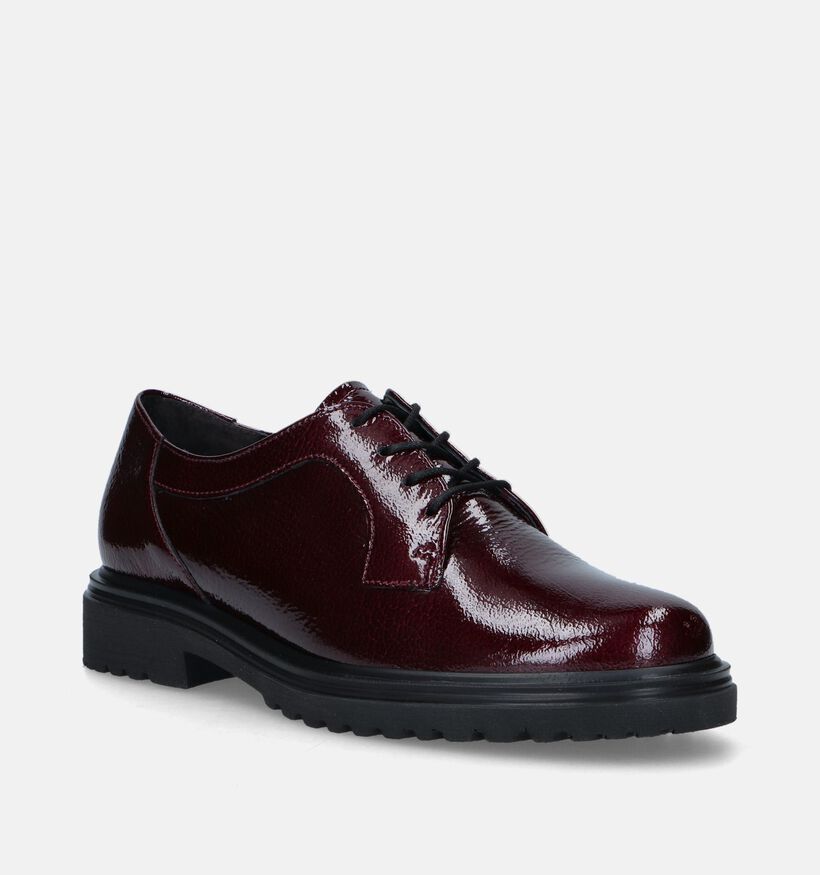 Gabor OptiFit Chaussures à lacets en Bordeaux pour femmes (344785) - pour semelles orthopédiques