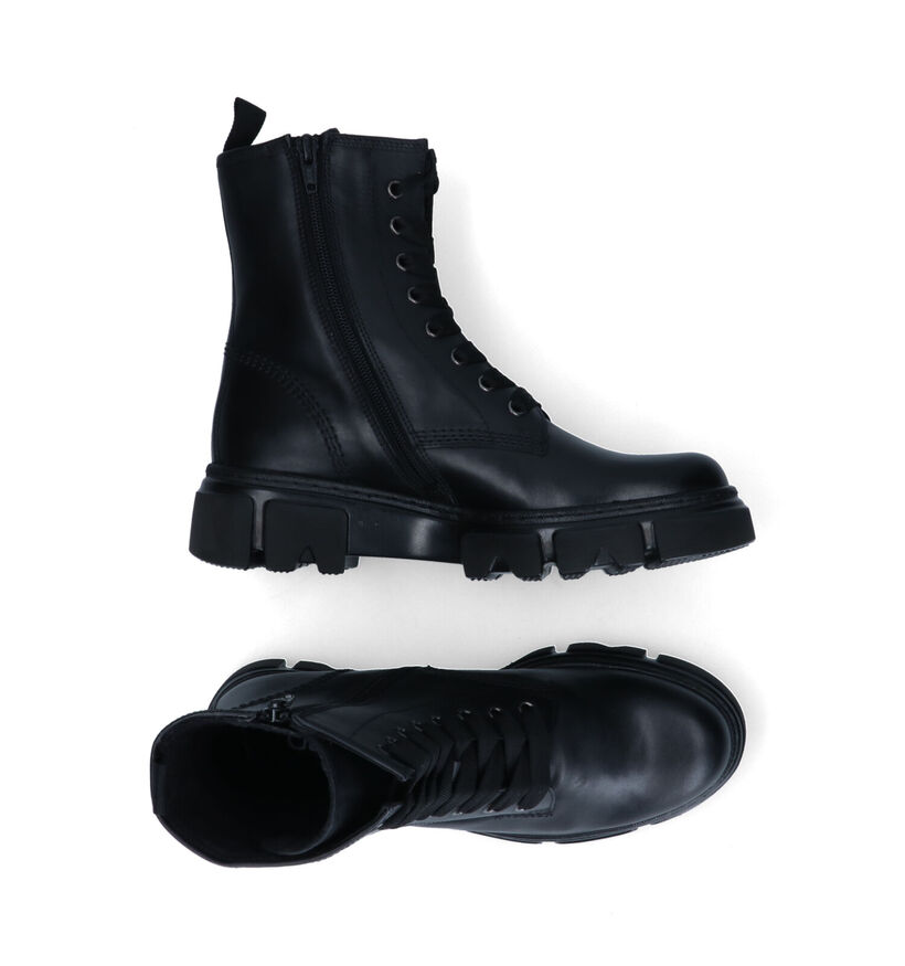 Gabor Best Fitting Bottines en Noir en cuir (315312)