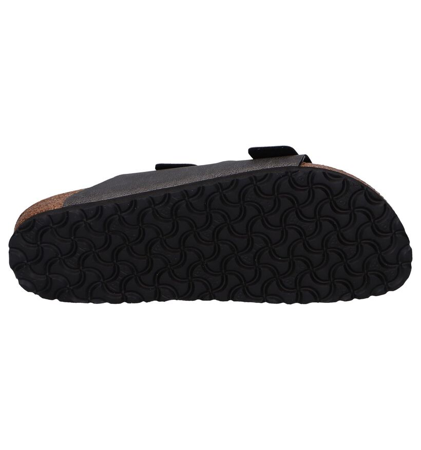 Birkenstock Arizona Nu-pieds en Noir pour hommes (213368)