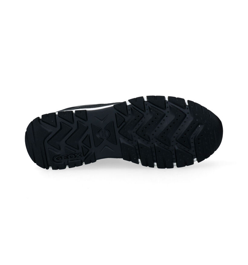 Geox Delray Chaussures à lacets en Noir en simili cuir (298806)